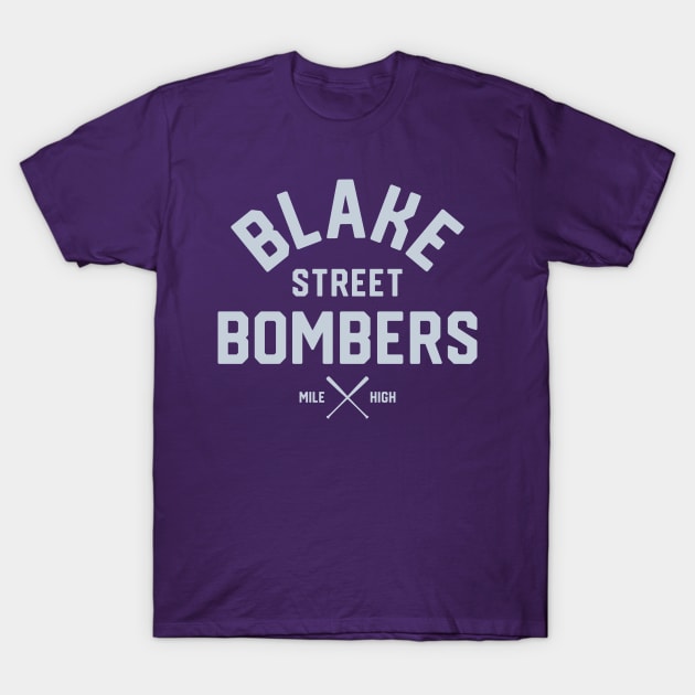 Colorado 'Blake Street Bombers' Baseball Fan T-Shirt: Ignite Your Mile High Spirit with a Legendary Design! T-Shirt by CC0hort